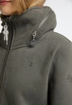 Schmuddelwedda Sweater Met Rits - Dunkeloliv -Tamaris Verkoopwinkel d602201ae7c7487cb9918782db2e8e88