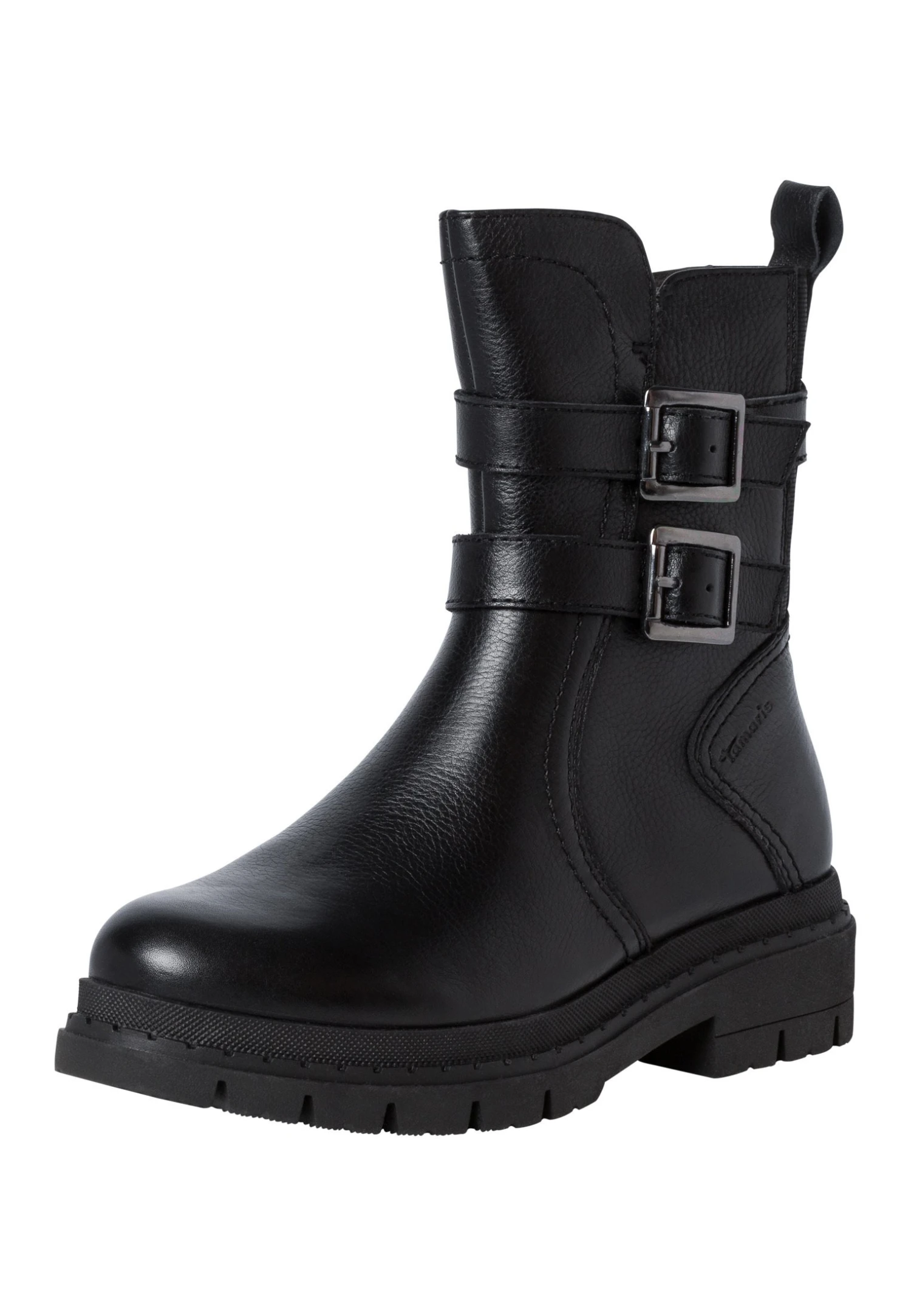 Tamaris Comfort- Enkellaarsjes Met Plateauzool - Black 2 Tamaris Comfort- Enkellaarsjes Met Plateauzool - Black - Afbeelding 2