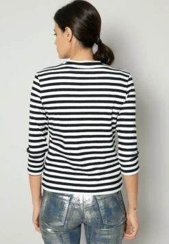 Lichte Jas - Schwarz/Weiß/Lila/Orange -Tamaris Verkoopwinkel db406710c8c841829c9d764d56fefd43