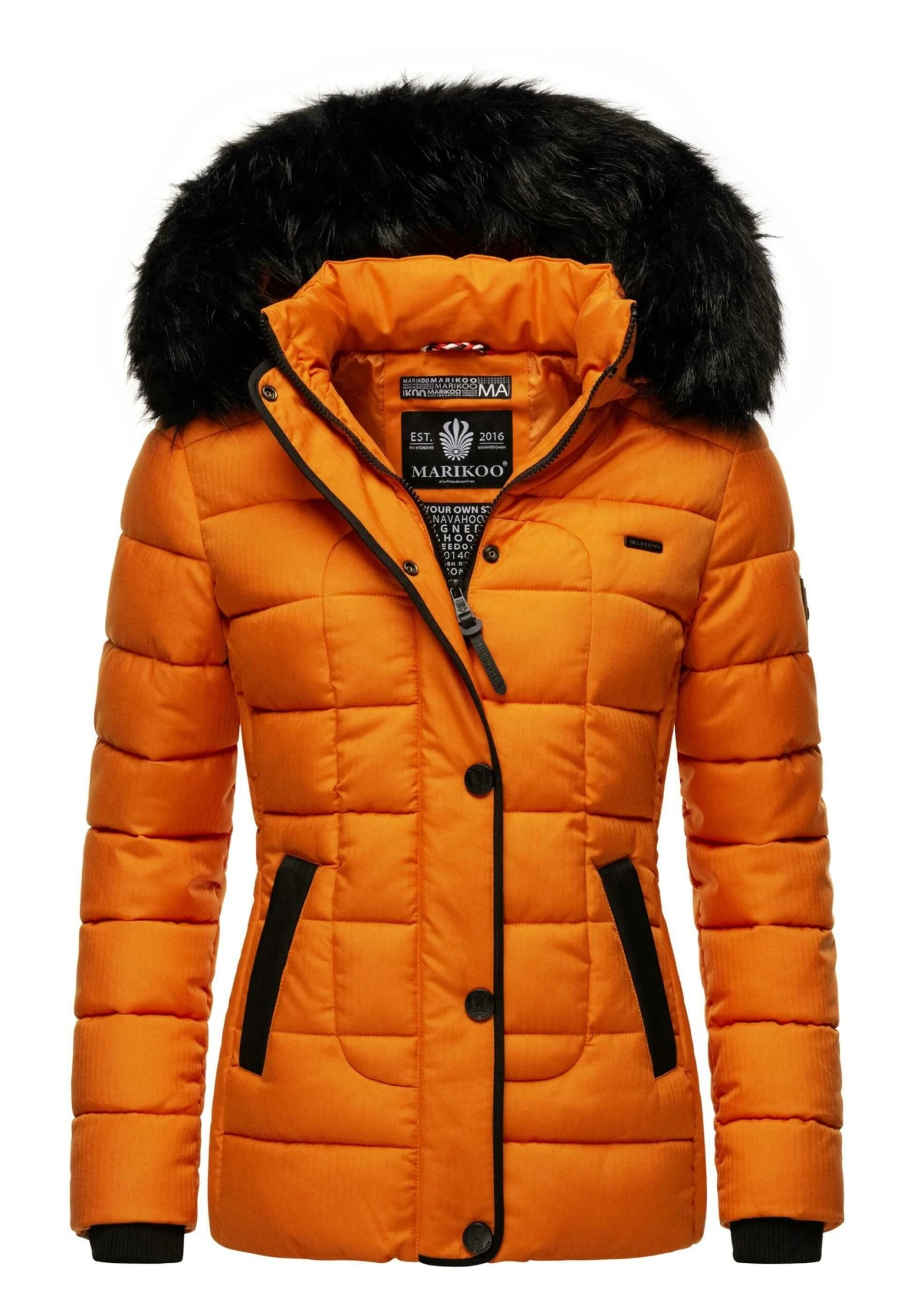 Marikoo Unique - Winterjas - Burnt Orange 5 Marikoo Unique - Winterjas - Burnt Orange - Afbeelding 5