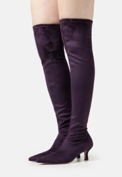 MARC CAIN Overknee Laarzen - Shaded Plum
