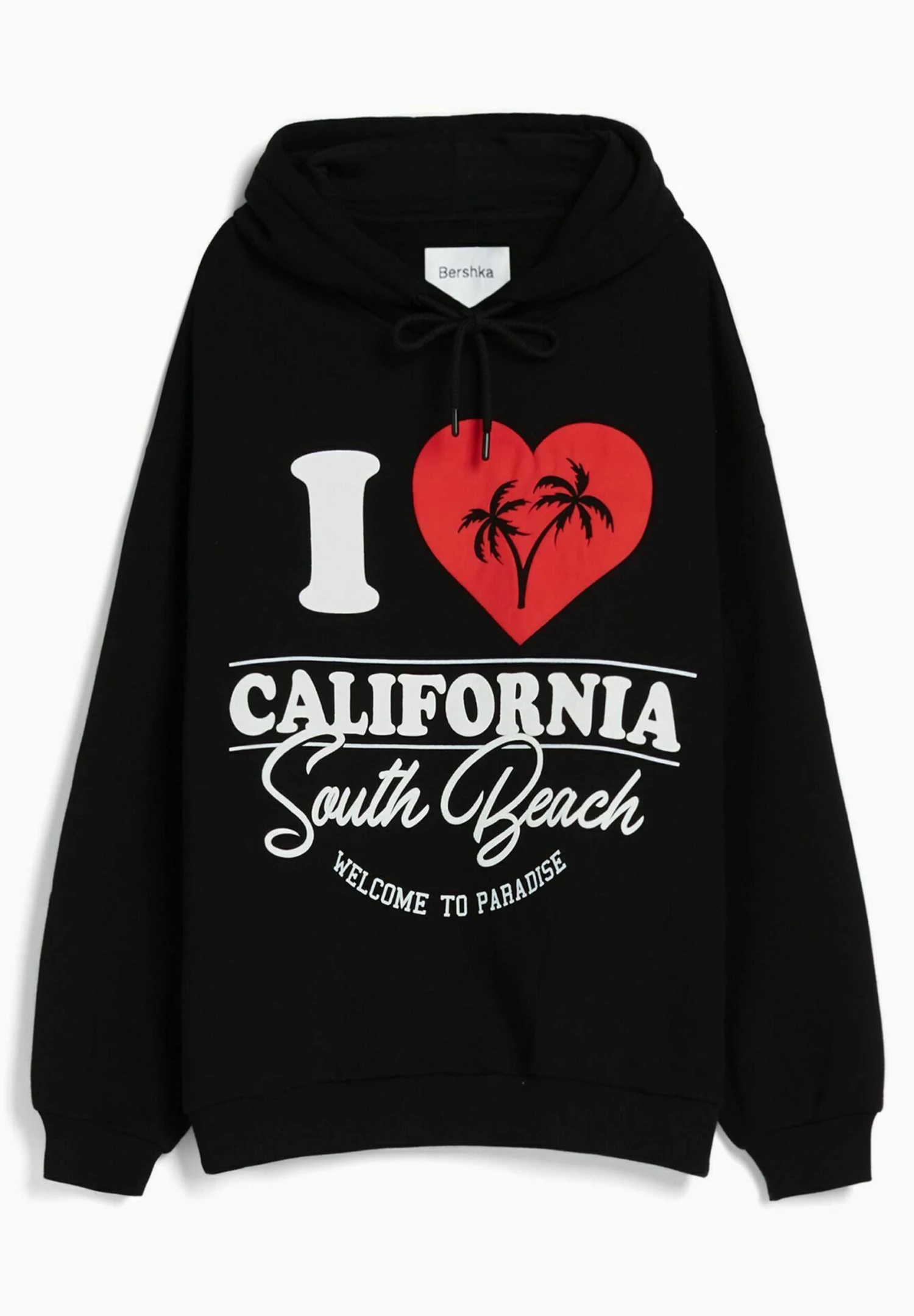 BERSHKA Printed - Hoodie - Black 5 BERSHKA Printed - Hoodie - Black - Afbeelding 5