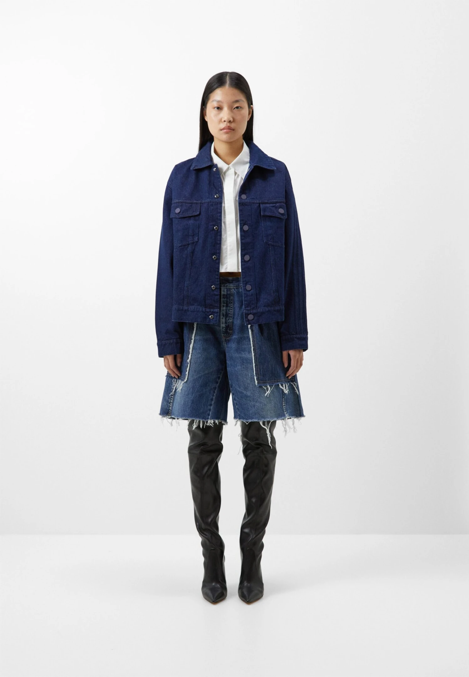 Adidas Originals X Ksenia Schnaider Jacket - Spijkerjas - Indigo Denim 2 Adidas Originals X Ksenia Schnaider Jacket - Spijkerjas - Indigo Denim - Afbeelding 2