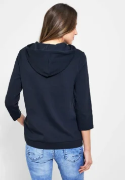 Cecil Hoodie - Blau -Tamaris Verkoopwinkel e612e8427d6b49cfb9e69848d46f7ab5