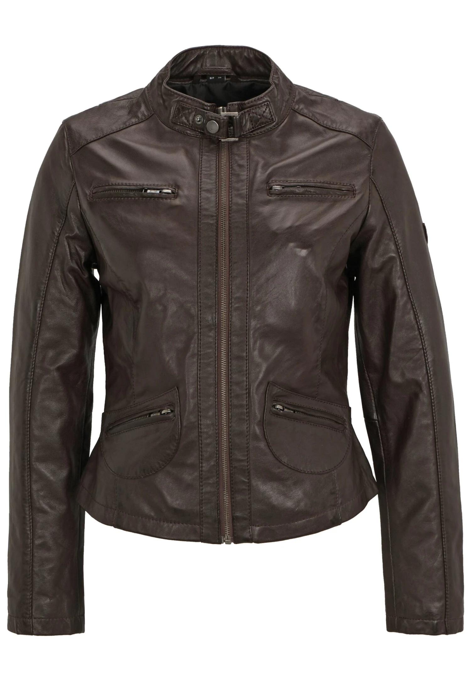 H.I.S Mit Schnalle - Leren Jas - D Brown 4 H.I.S Mit Schnalle - Leren Jas - D Brown - Afbeelding 4