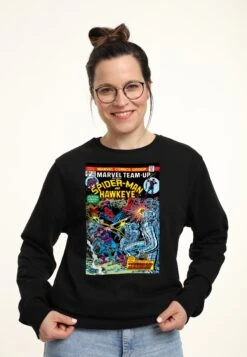 Marvel Avengers Classic Spidey & Hawkeye - Sweater - Black