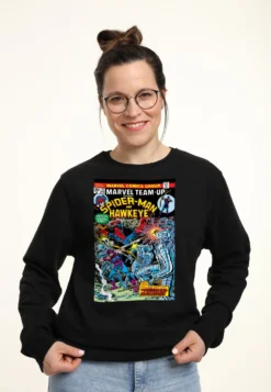 Marvel Avengers Classic Spidey & Hawkeye - Sweater - Black