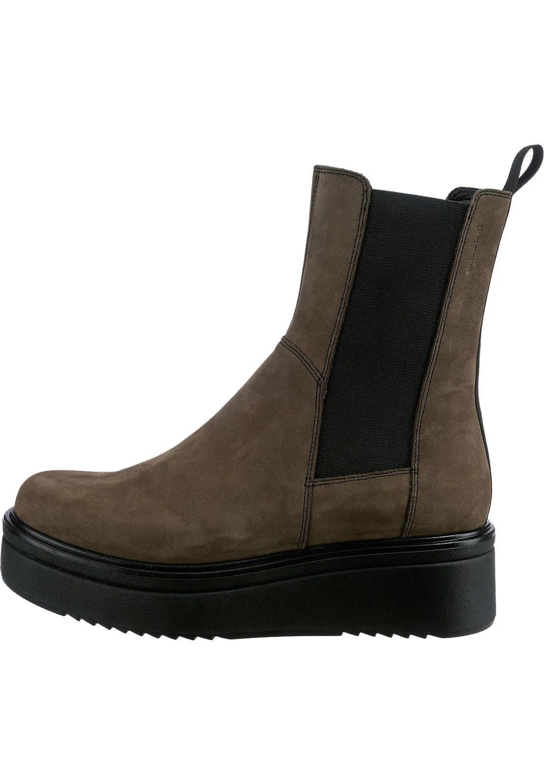 Vagabond Tara - Enkellaarsjes Met Plateauzool - Khaki 2 Vagabond Tara - Enkellaarsjes Met Plateauzool - Khaki - Afbeelding 2