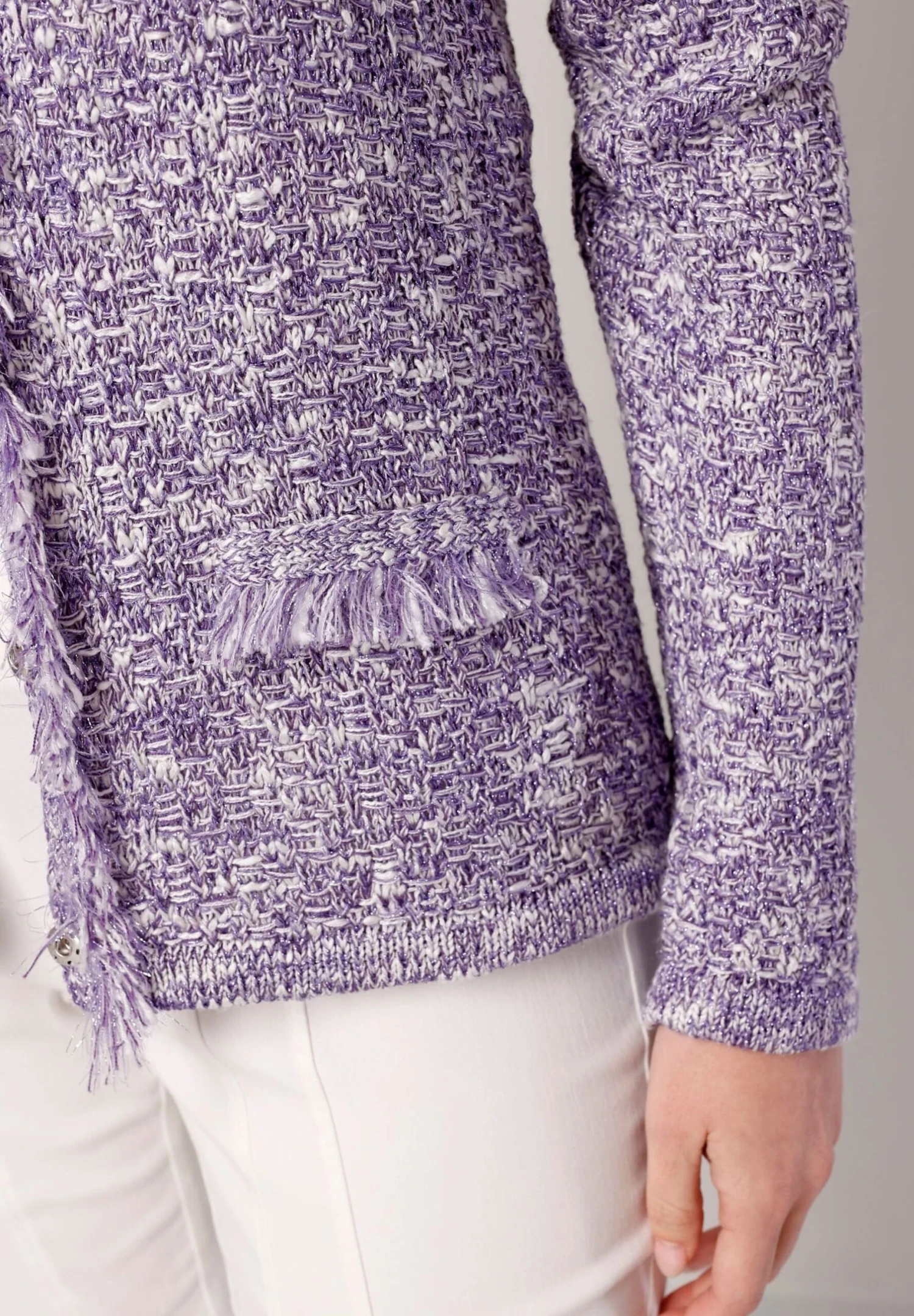 Vest - Dunkellila/Weiß 6 Vest - Dunkellila/Weiß - Afbeelding 6