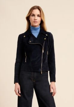 LUISA SPAGNOLI Saci - Leren Jas - Blu