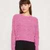 COTTON ON Everyday Crop- Trui - Vintage Magenta/Mauve Haze Twist