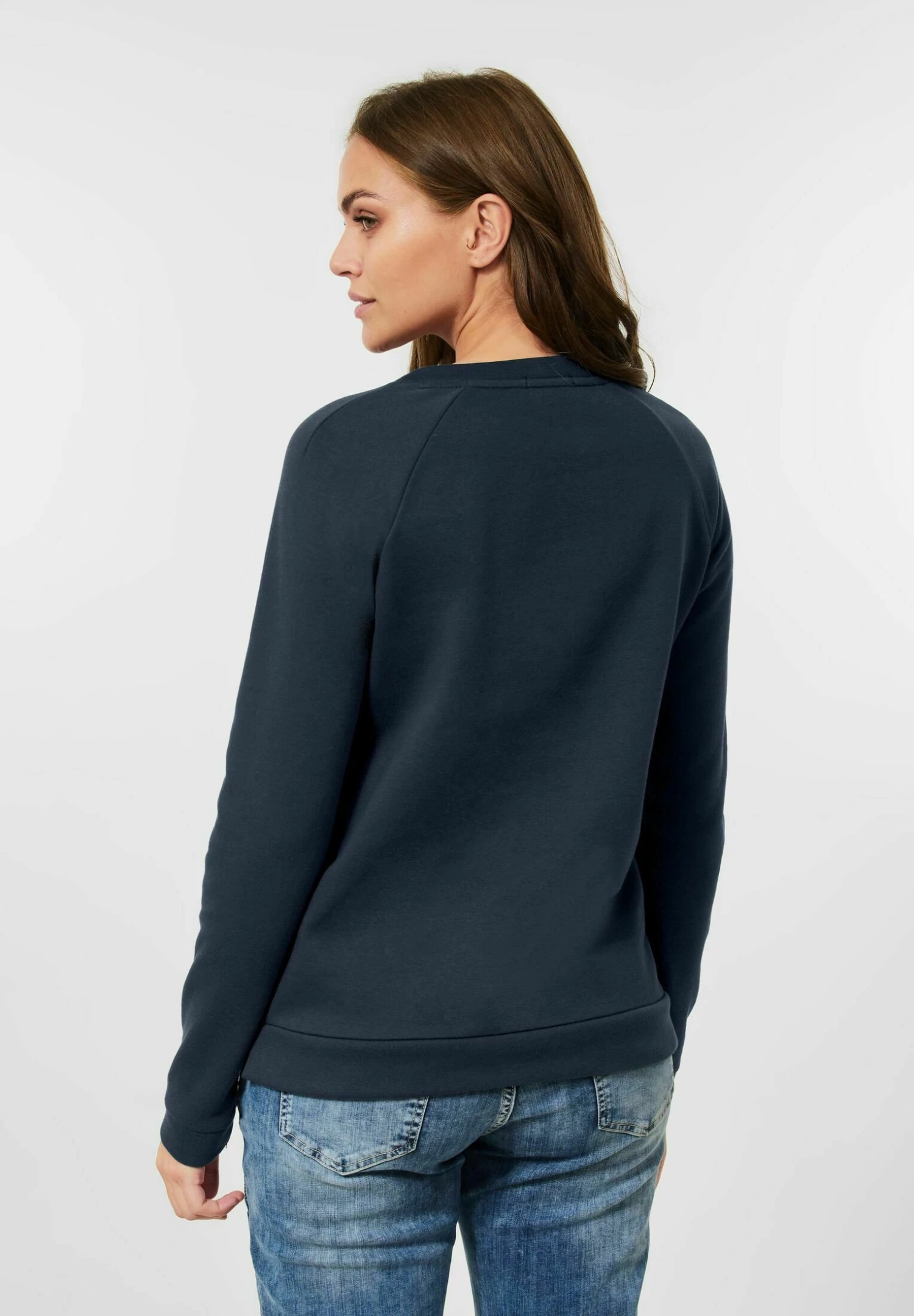 Cecil Mit Wording - Sweater - Blau 2 Cecil Mit Wording - Sweater - Blau - Afbeelding 2
