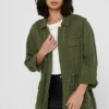 ONLY Kenya Life Utility Cc Otw - Lichte Jas - Olive