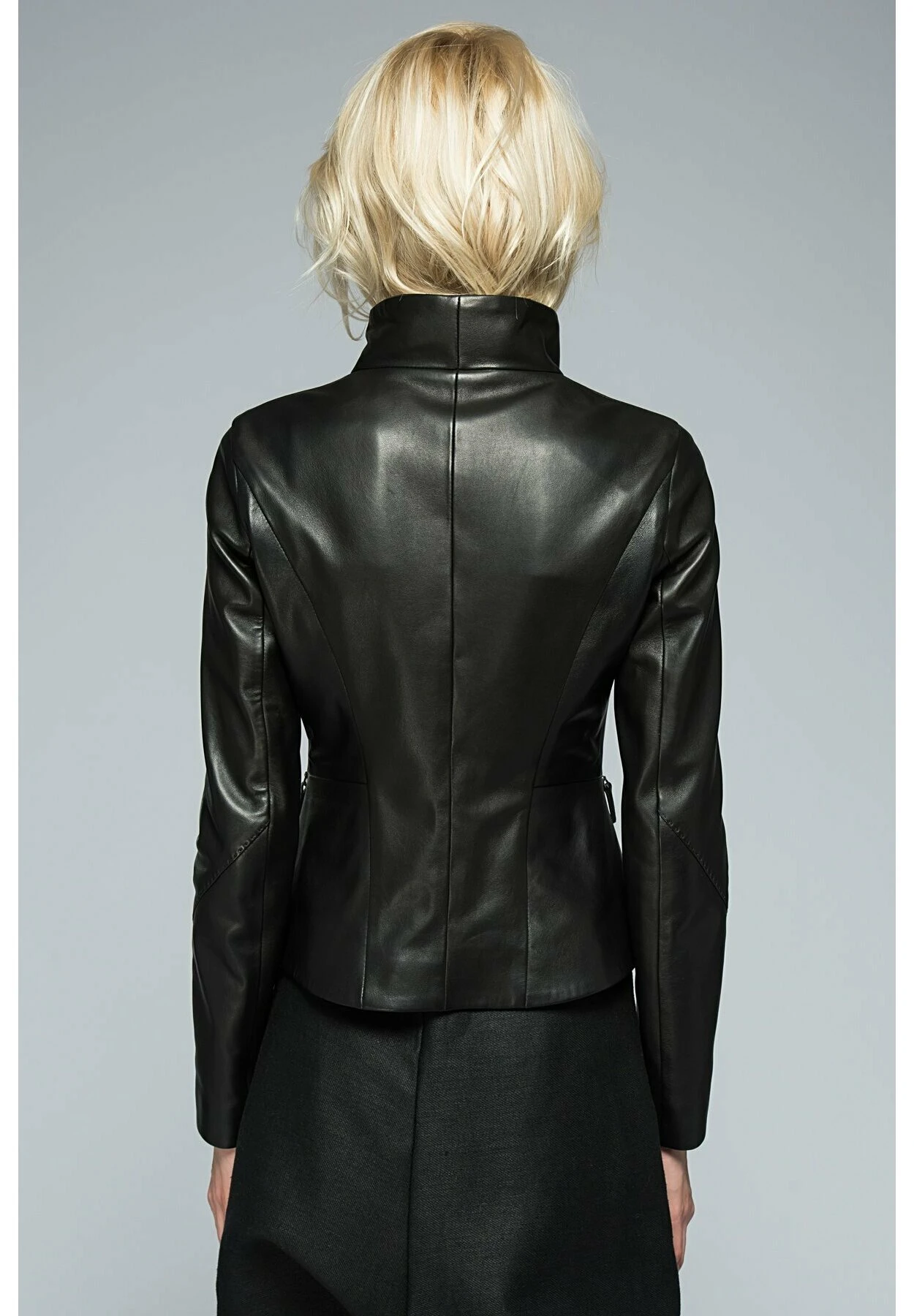 Claire - Leren Jas - Black 3 Claire - Leren Jas - Black - Afbeelding 3