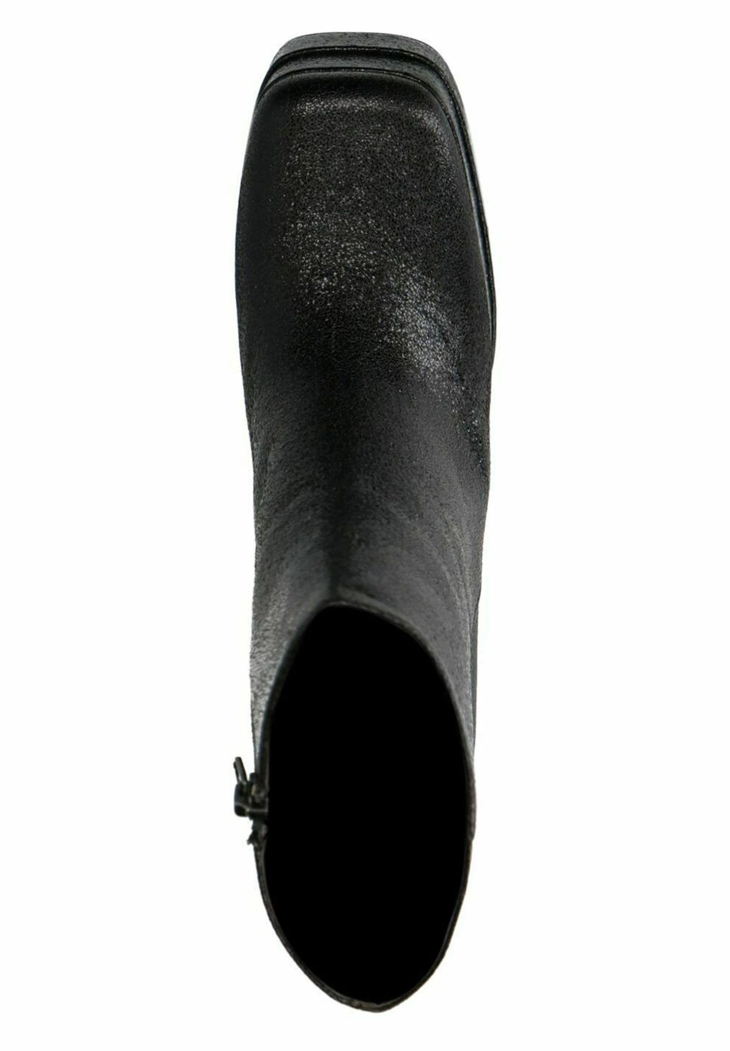 Glänzende- Enkellaarsjes Met Hoge Hak - Black 2 Glänzende- Enkellaarsjes Met Hoge Hak - Black - Afbeelding 2