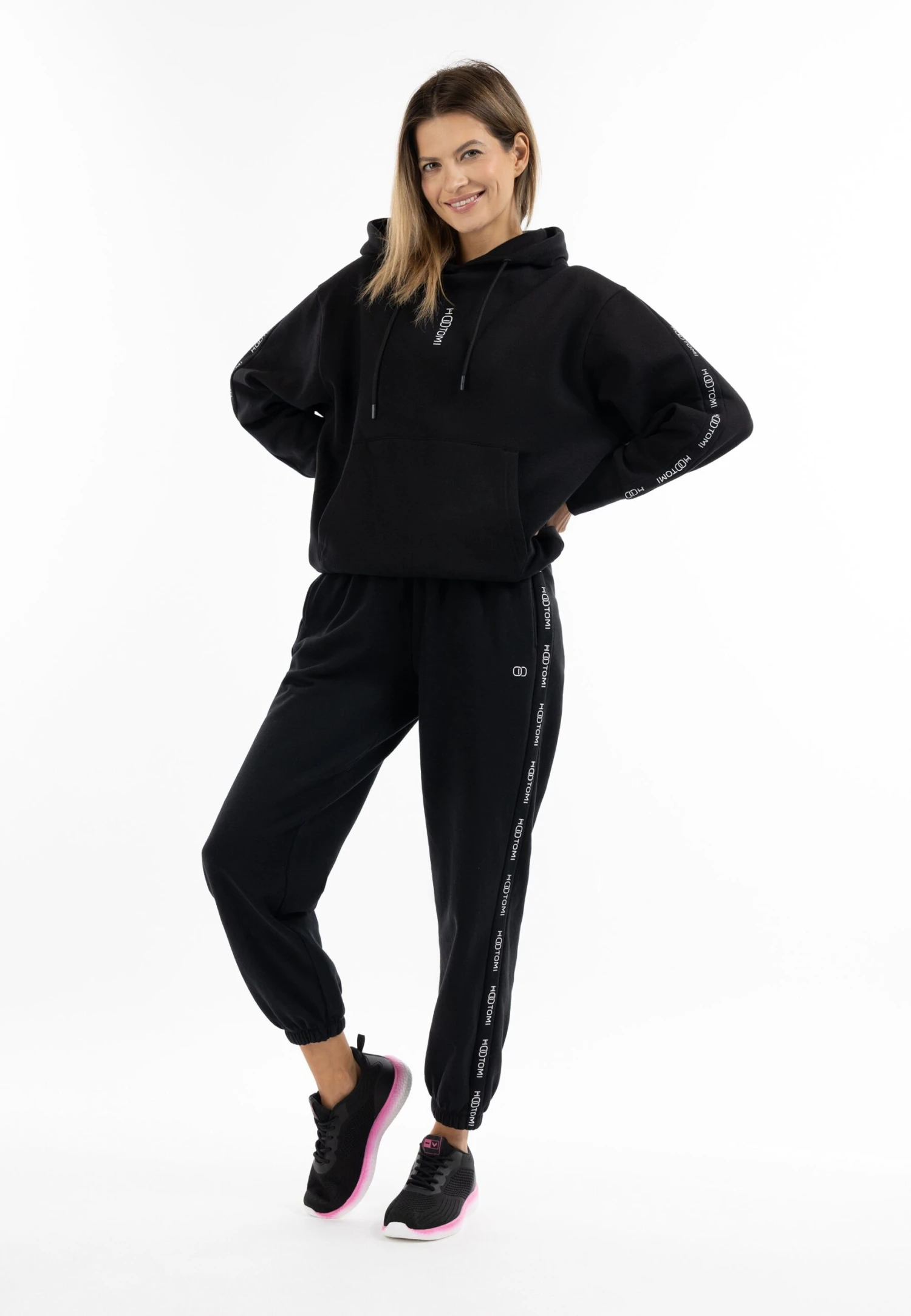 Hoodie - Black 2 Hoodie - Black - Afbeelding 2